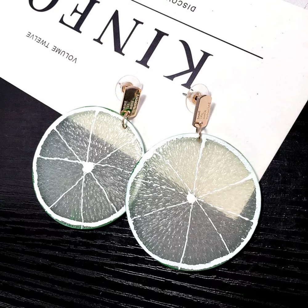 Lime Earrings